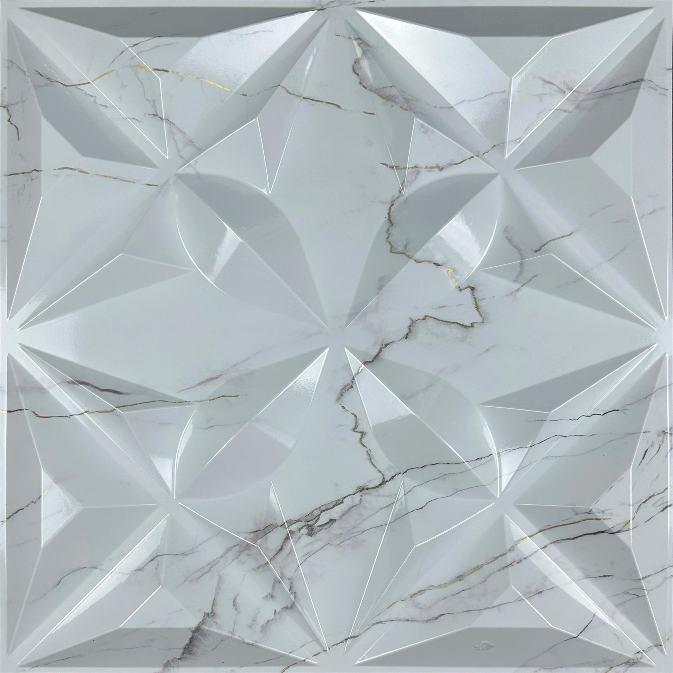New 1mm/0.8mm PVC 3D Marble Translucent Modern Wall Covering Panels for Gym Outdoor & Household Use