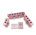12.1mm DIY 6 Holes Aluminium Lip Balm Lipstick Filling Mold CNC Silicone Demoulder Metal Ring Mold