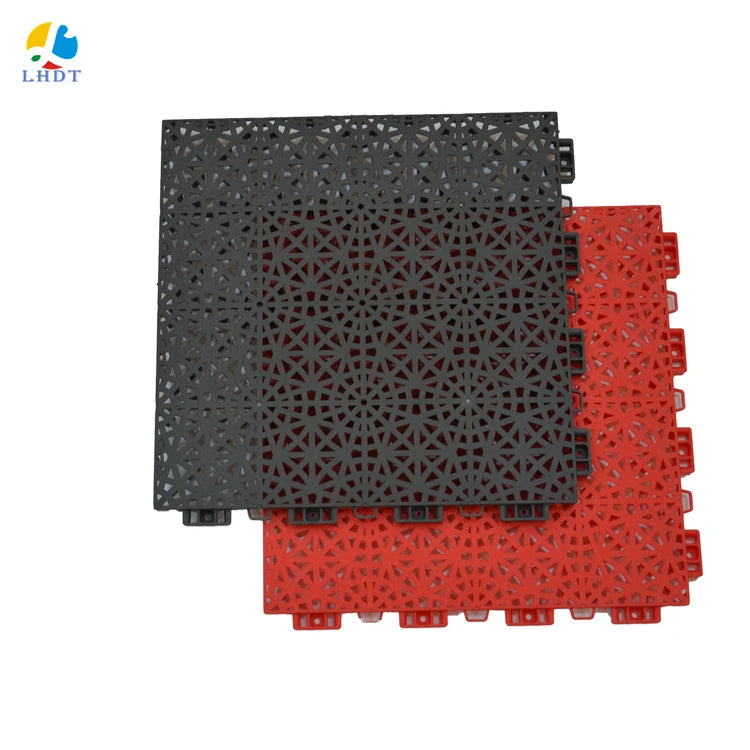 Interlocking Outdoor Floor Tiles for Basketball Tennis Ice Hockey-PP Material Decking Carpets