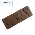 Wholesale Hot Sale Heat-Resistance Carton Hyacinth Shape Silicon Chocolate Bar Moulds Soap Mould Candy Mold