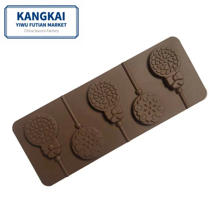 Wholesale Hot Sale Heat-Resistance Carton Hyacinth Shape Silicon Chocolate Bar Moulds Soap Mould Candy Mold