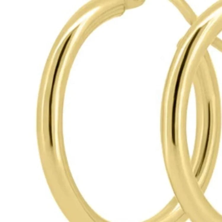 New Arrival Gypsy Hoop Hook Earring AU750 18K Real Yellow Gold Earring Hot Selling Earrings Fine Jewelry Women Gift