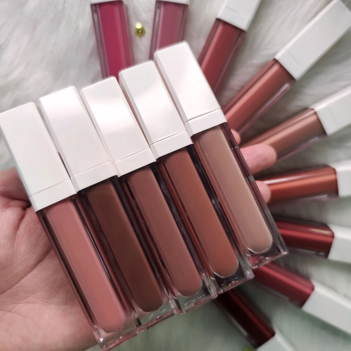 Makeup Lipstick Vendor Custom Lipstick Not Dry Vegan Waterproof Long Lasting Private Label Matte Liquid Lipstick
