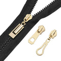 Wholesale Nylon Metal Resin Hanging Gold Plated High-grade Zipper Head Puller Zinc Alloy Zipper Slider