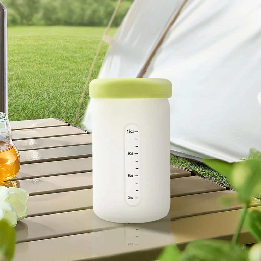 Silicone Food Grade Storage Container Kitchen Storage Jar with Lid Food Safe  Silicone Storage Jar