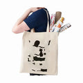 Women's Personalized Reusable Leopard Cat Siamese Pattern Tote Canvas Bag for Travel and Shopping Shoulder Bag