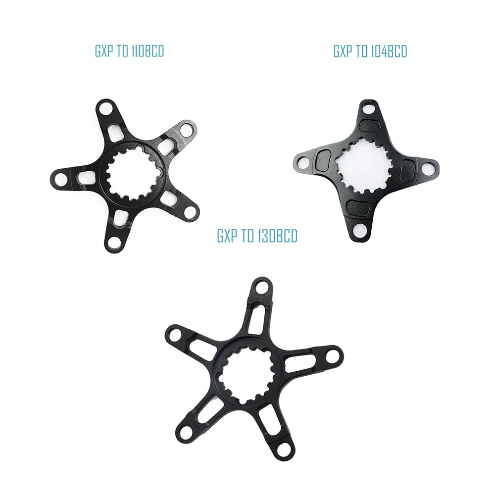 Aluminum Alloy Bicycle Chain Ring Adapter Converter 104/110/130 BCD for Mountain Road BMX Bikes Crank Set 170mm
