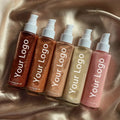 Aixin Private Label Shimmer Highlighter Oil Glitter Spray Shimmer Body Glow Tan Oil Liquid Shimmering Body Oil