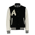 ODM Winter Polyester Unisex Varsity Bomber Jacket with Embroidery Waterproof & Windproof Features
