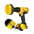 Customize Logo and Packing 3 Pack Drill Power Scrubber Brush Cleaning Set Fit Tire Car Mats Floor Mat Bathroom