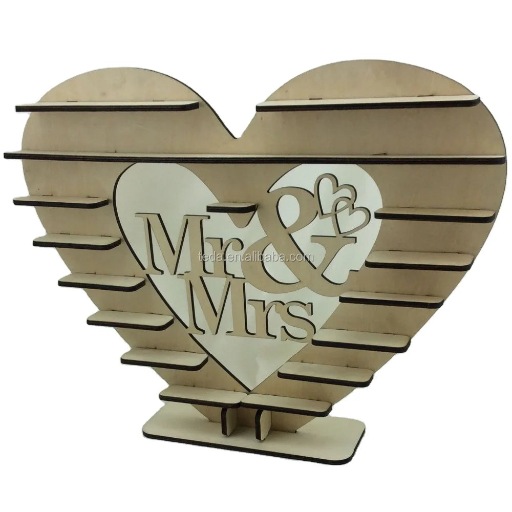 Mr Mrs Ferrero Rocher Heart Tree Wedding Display Stand