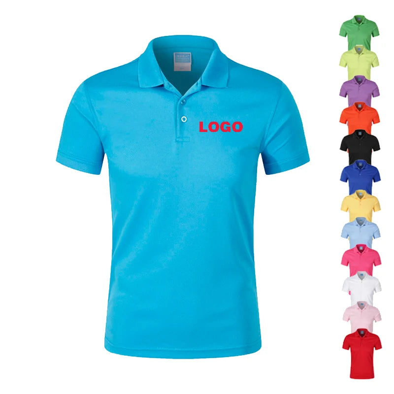 Wholesale Short Sleeve OEM Plain Golf Shirtcustom Printing logo Design Blank 100% Cotton Shirt Custom Shirt