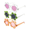 HP18565 New Design Sun Flower Women Glasses Flowers Shaped Sunglasses for Adult