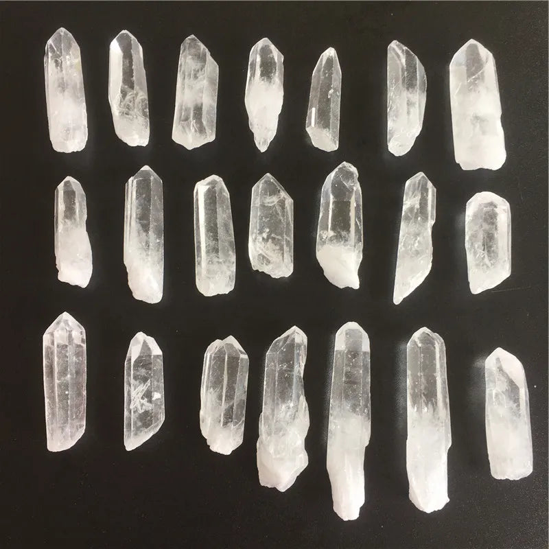 Original Clear Lemurian Quartz Seed Crystal Rock Unpolished Natural Crystal Point Specime Other Crystal Crafts