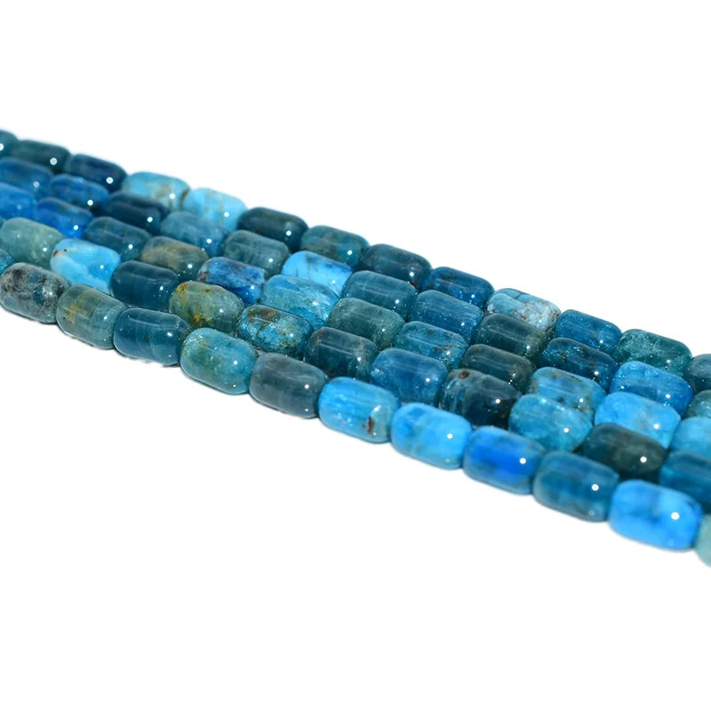 Wholesale 6*9mm Apatite Tube Beads Natural Gemstones for DIY Jewelry Making