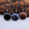 Fashion Natural Rose Quartz Sodalite Raw Stone Cat Head Shaped Pendant for Making Necklace Jewelry