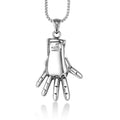 Stainless Steel Jewelry Manufacturer Custom Design Iron Man Enchanter Robot Hand Pendant for Necklace Jewelry
