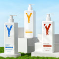 500ml Packaging Glossy White square Shampoo Bottle with Lotion Pump
