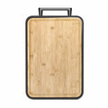 Double-sided Kitchen Chopping Board Wood Cutting Board Butcher Chopping Block With Juice Grooves and Handles