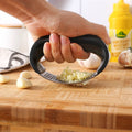 Better Plastic 2 in 1 Arc-Shaped Stainless Still Garlic Press Crusher Squeezer