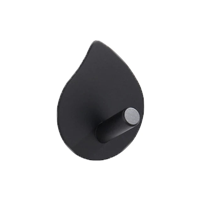 CUSTOM Kitchen Bathroom Removable Wall Hooks Door Hook Stainless Steel Leaf Oblique Style Adhesive Hooks