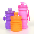 Wholesale Portable Outdoor BPA Free Silicone Drink Ware  Folding Collapsible Water Bottle for Adult