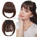 Black Brown Blonde Fringe Clip in Bangs Hair Extensions With High Temperature Synthetic Fiber