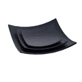 Japanese Restaurant Dinnerware Sushi Serving 6 Inch Black Square Melamine Dish