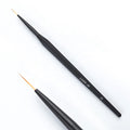 BW1 9/12mm Extra Fine Nail Art Liner Brush Customized Black Synthetic Hair China Factories Ultra-Thin Black Nail Art Liner Brush