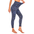 Nude Breathable High Elastic Butt Lifting Outdoor  Fitness Running Leopard Yoga Leggings for Women