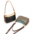 2024 Handbags Wholesale Fashion Contrasting Leather Ladies Shoulder Bag Female Sling Bags Phone Purse Crossbody Bag for Women