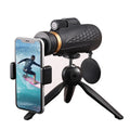 12x55  12x60 18x62 New Large Bak4 Prism Outdoor Monocular Telescope for Adults with Smart Phone Adapter & Tripod