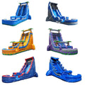 20ft Commercial Backyard Waterslide Pool Blow up Inflatable Water Slide