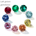 Lab Grown Gemstones Round Shape Alexandrite/Paraiba/Emerald/Ruby /Pink Sapphire/Blue Sapphire Lab Gemstones Mix Size