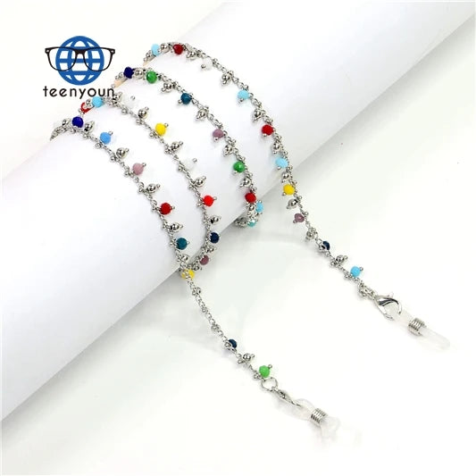 Teenyoun GL512 Anti-Slip Handmade Glasses Chain Personalized Glasses Rope Lanyard Glasses Accessories 2024 Wholesale