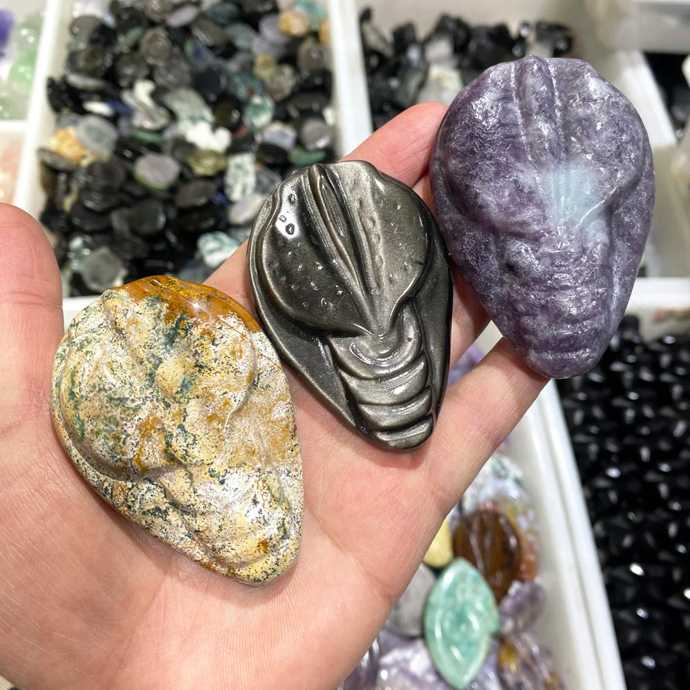 Amethyst Feminine Yoni Carving Crystals Wholesale Bulk Healing Stones Spiritual Products Meditation for Chakra Ornaments