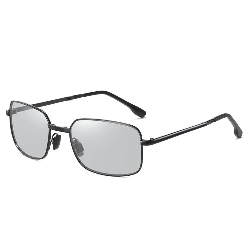 China Cheap Photochromic Sun Glasses Day Night Vision Polarizing Folding Sunglasses Foldable