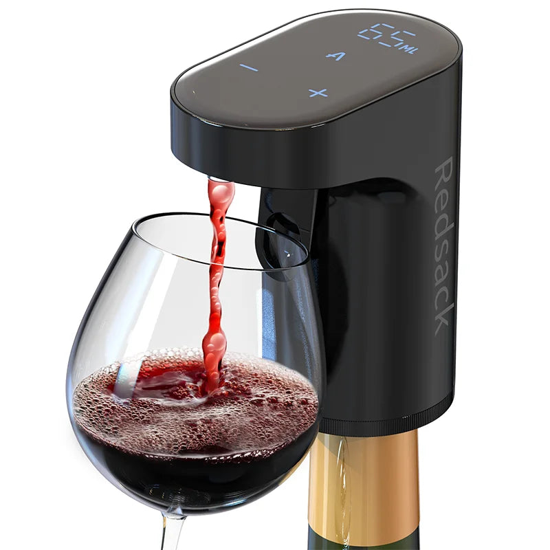 Quantitative Electric Wine Dispenser 1-999ml Smart Alcohol Pourer USB-C Rechargeable CE FDA Certified Bar Home