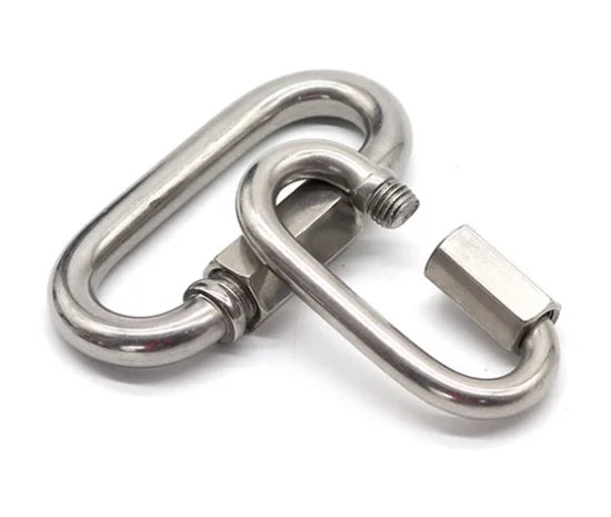 Custom-made Plain Finish Titanium Carabiner with Highly Polished Surface for Mining and Heavy Industry Applications Best Price