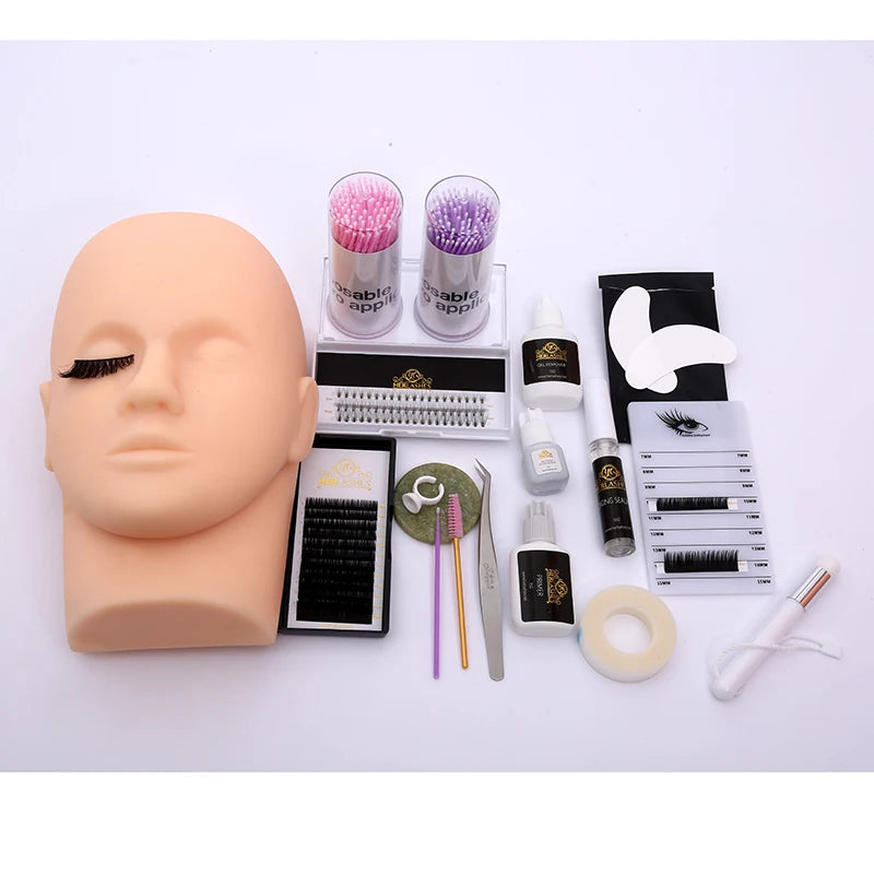 Starter Kit Case Bag Eyelash Extension Tools Dhl Luxury Top Set Oem Customized Makeup Logo Style