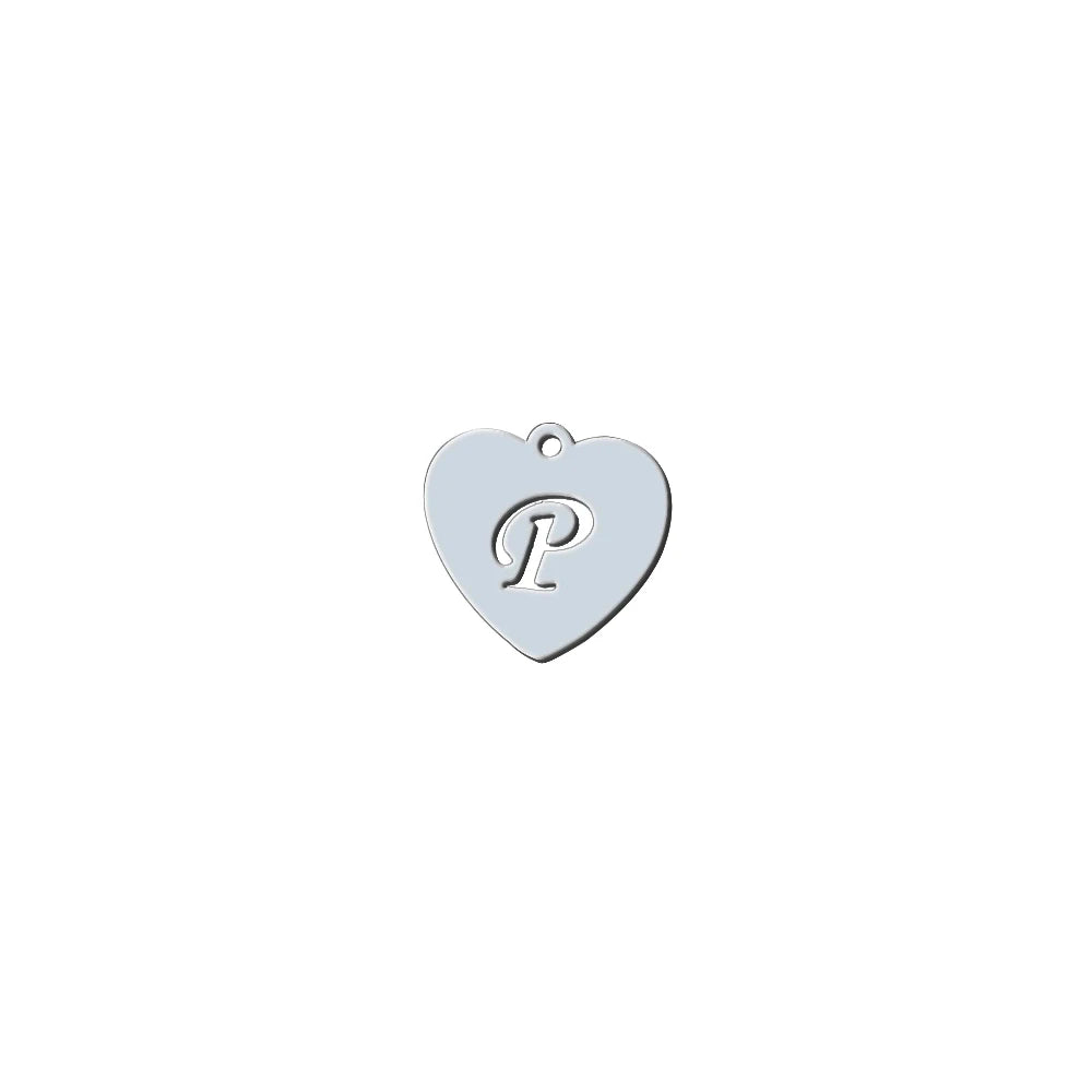 Stainless Steel 26 English Initial Alphabet Letter Charms and Pendants for Jewelry Making
