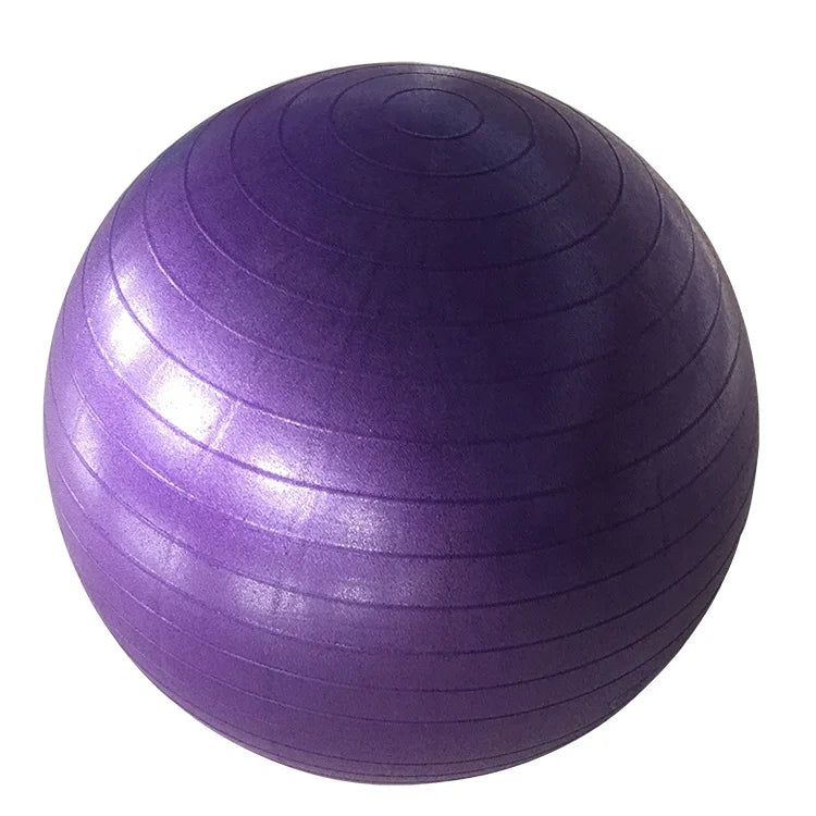 PVC Yoga Ball Non-Slip Thickened Exercise Ball for Home Gym Pilates Core Training and Pregnancy Fitness