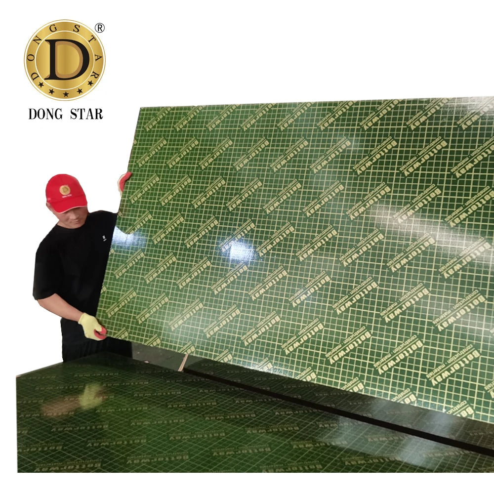 Wholesale 4x8 18mm Marine Green PP Plastic Plywood Sheet for Concrete Form Modern Design E1 First-Class Quality Outdoor Use