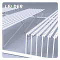 PVC Plastic 100x50mm NFT Channel Agricultural Greenhouse NFT Hydroponics Water Circulation Vegetable Growing