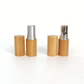 Eco Friendly Refillable 5g Lipstick Tube Lip Balm Packaging Tube Custom logo Bamboo Lip Balm Container