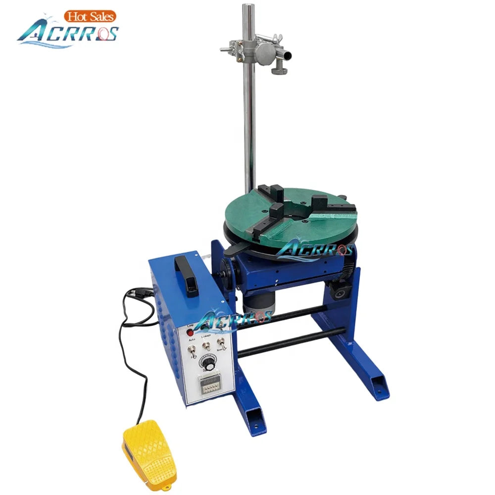 30Kg 50Kg 100Kg Pipe Welding Positioner With Torch Holder 3 Jaw Chuck 200Mm 400Mm