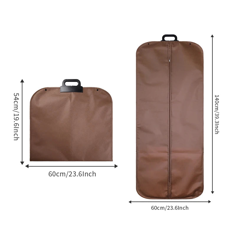 Wholesale Custom Duffel Garment Suit Bag Durable Non Woven Dustproof Mens Suit Cover Bag