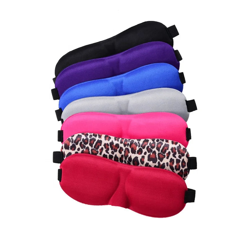Custom Logo Eye Cover Shade Travel Blindfold Stereo Nose Colorful 3D Eye Mask for Sleeping