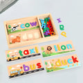 English Alphabet Early Education Cognitive Spelling Kindergarten Wooden Educational Toys Preschool Learning Activities