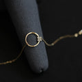 INS Fashion Pure 925 Sterling Silver Thin Chain 14K Gold Plated Flower Charm Bracelets for Women Girls Jewelry